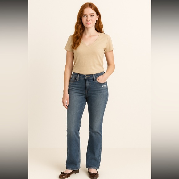 Levi’s 529 Curvy Bootcut Jeans Women’s 12M W31 L32 Medium Wash - Picture 1 of 8